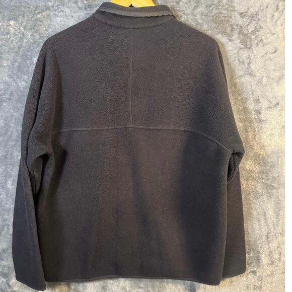 Patagonia Full Zip Synchilla  Pocket Snap Jacket Men’s Large Black/Black - Picture 2 of 9